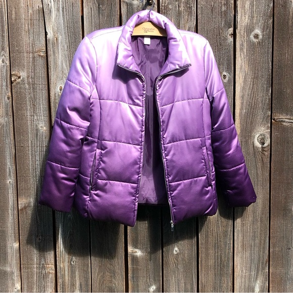 Christopher & Banks purple coat size medium - Picture 8 of 17
